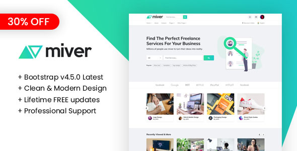 Detail Bootstrap Marketplace Template Free Nomer 13