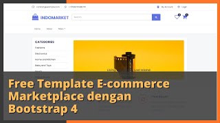 Detail Bootstrap Marketplace Template Free Nomer 51