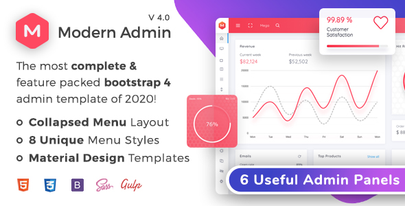 Detail Bootstrap Material Design Admin Template Free Download Nomer 35