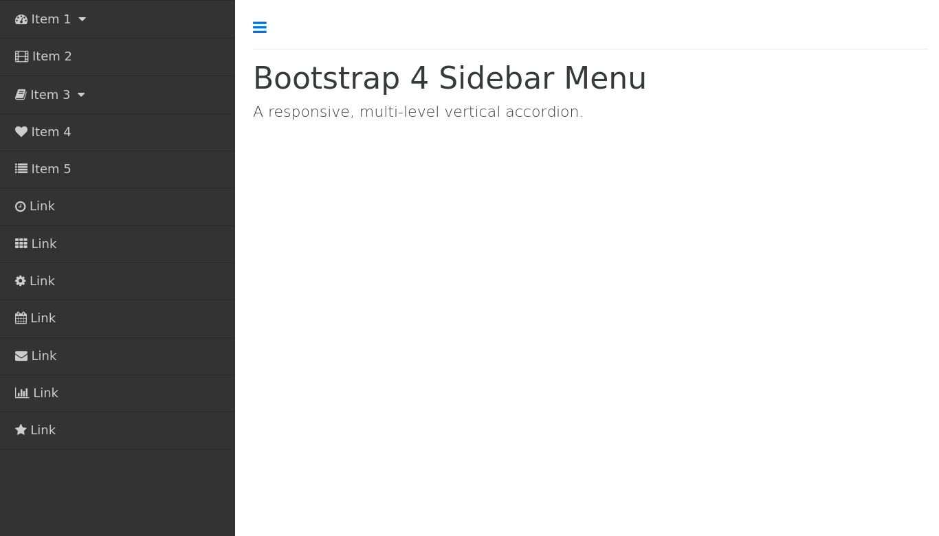 Detail Bootstrap Menu Bar Template Nomer 22