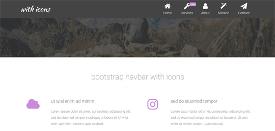 Detail Bootstrap Menu Bar Template Nomer 37