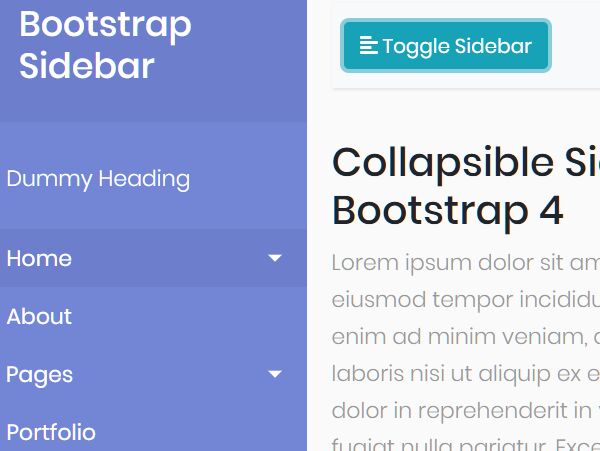 Detail Bootstrap Menu Bar Template Nomer 44