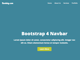 Detail Bootstrap Menu Bar Template Nomer 50