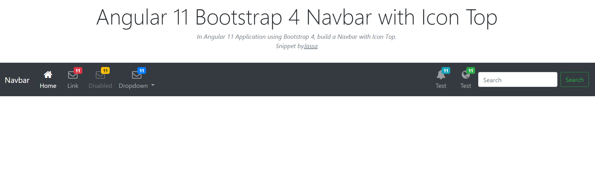 Detail Bootstrap Menu Bar Template Nomer 51