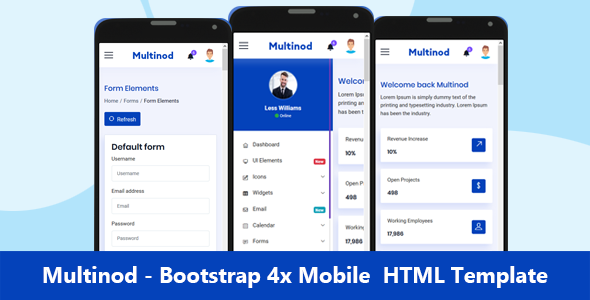 Bootstrap Mobile Template - KibrisPDR