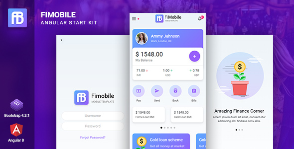 Detail Bootstrap Mobile Template Nomer 13
