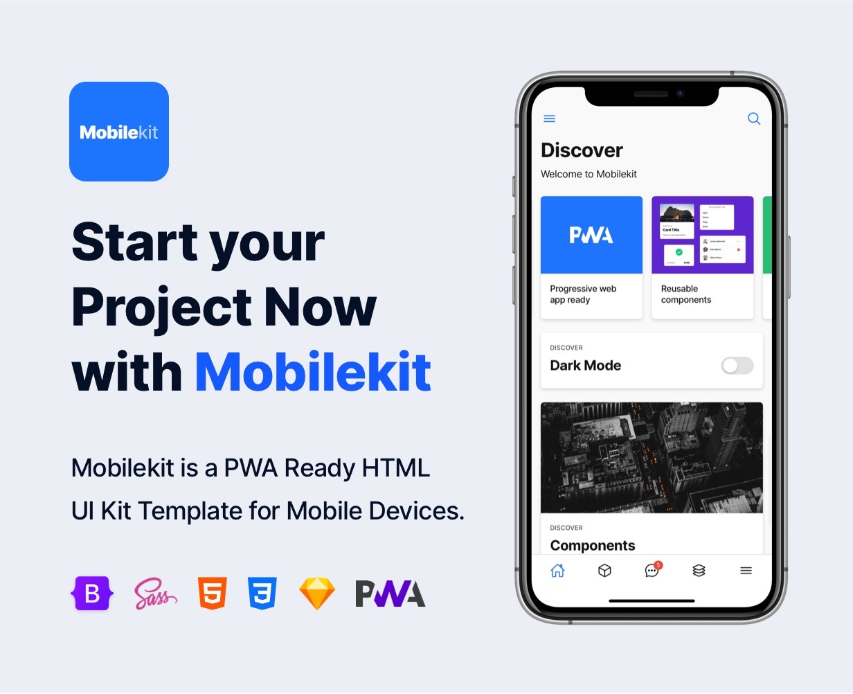Detail Bootstrap Mobile Template Nomer 21