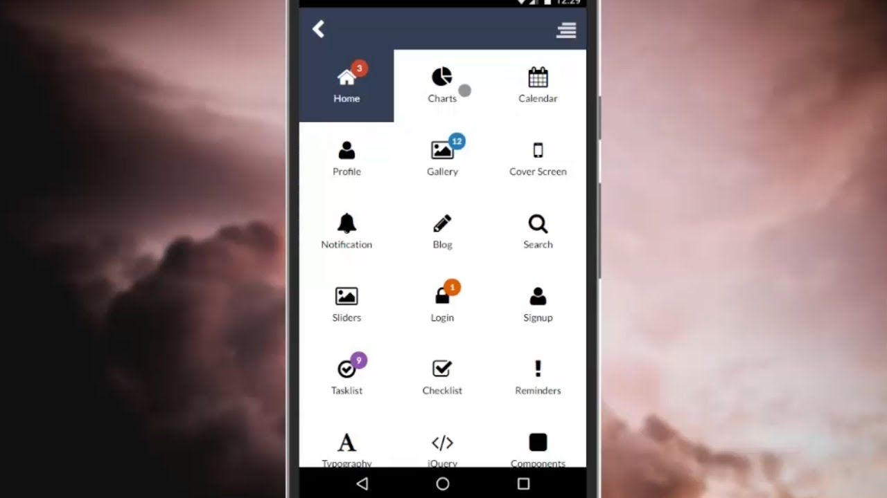 Detail Bootstrap Mobile Template Nomer 43