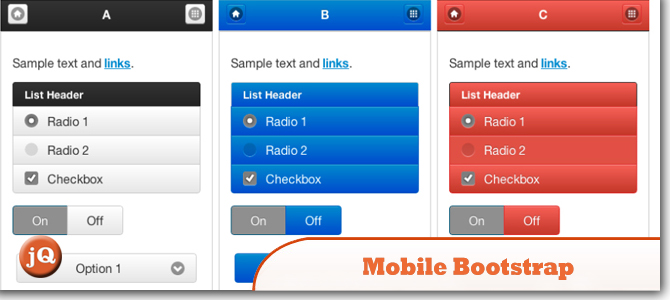 Detail Bootstrap Mobile Template Nomer 55