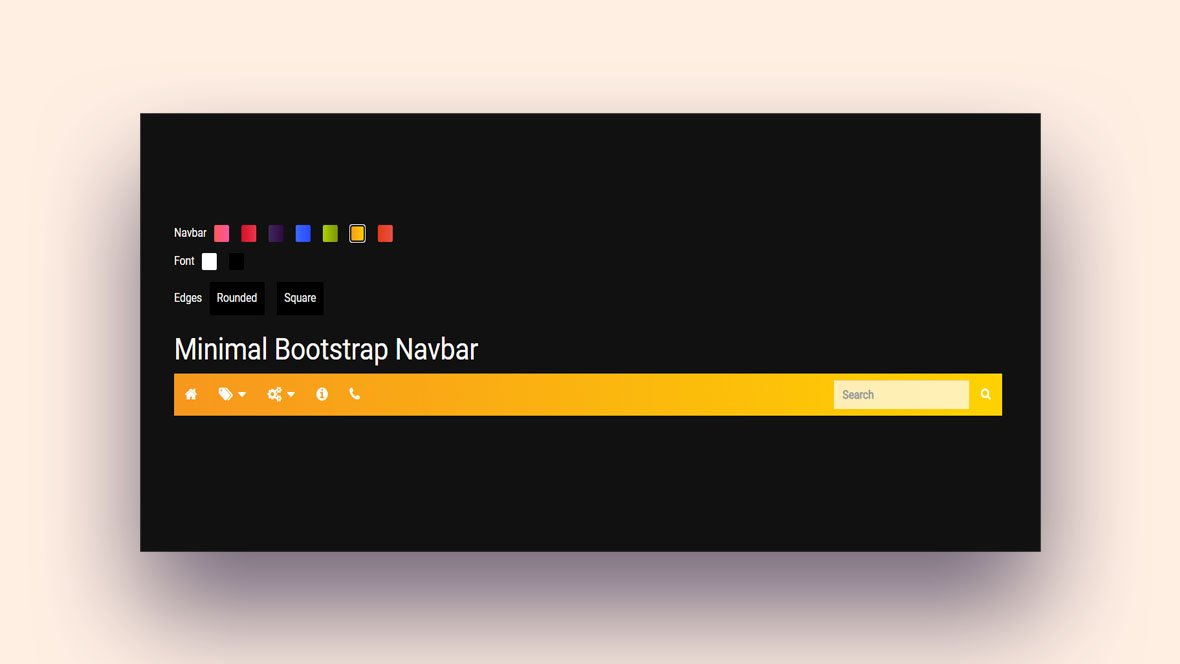 Detail Bootstrap Navbar Template Nomer 13