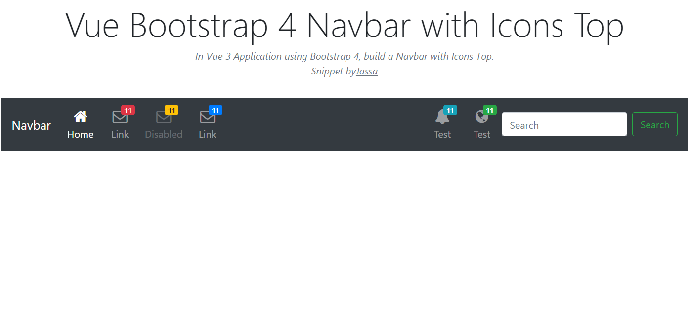 Detail Bootstrap Navbar Template Nomer 16