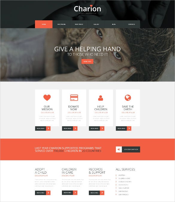 Detail Bootstrap Non Profit Template Nomer 17