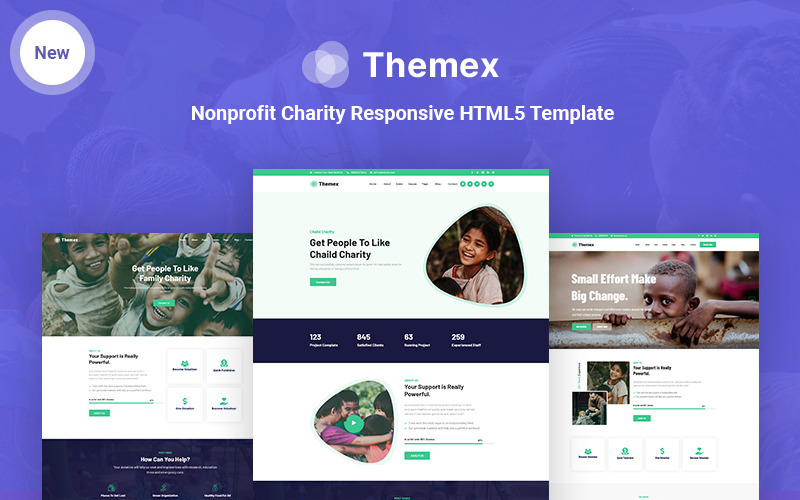 Detail Bootstrap Non Profit Template Nomer 45