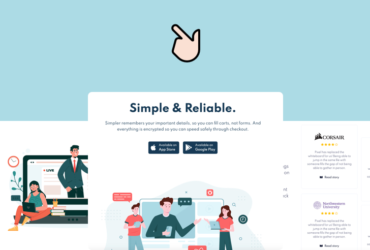 Detail Bootstrap One Page Template Nomer 37