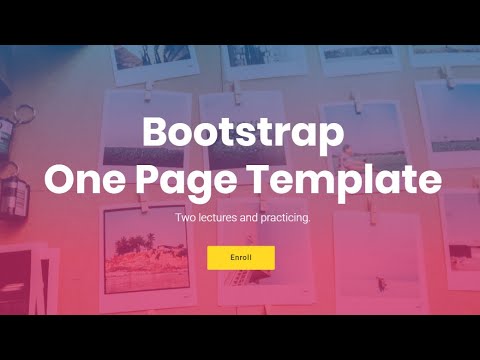 Detail Bootstrap One Page Template Nomer 42