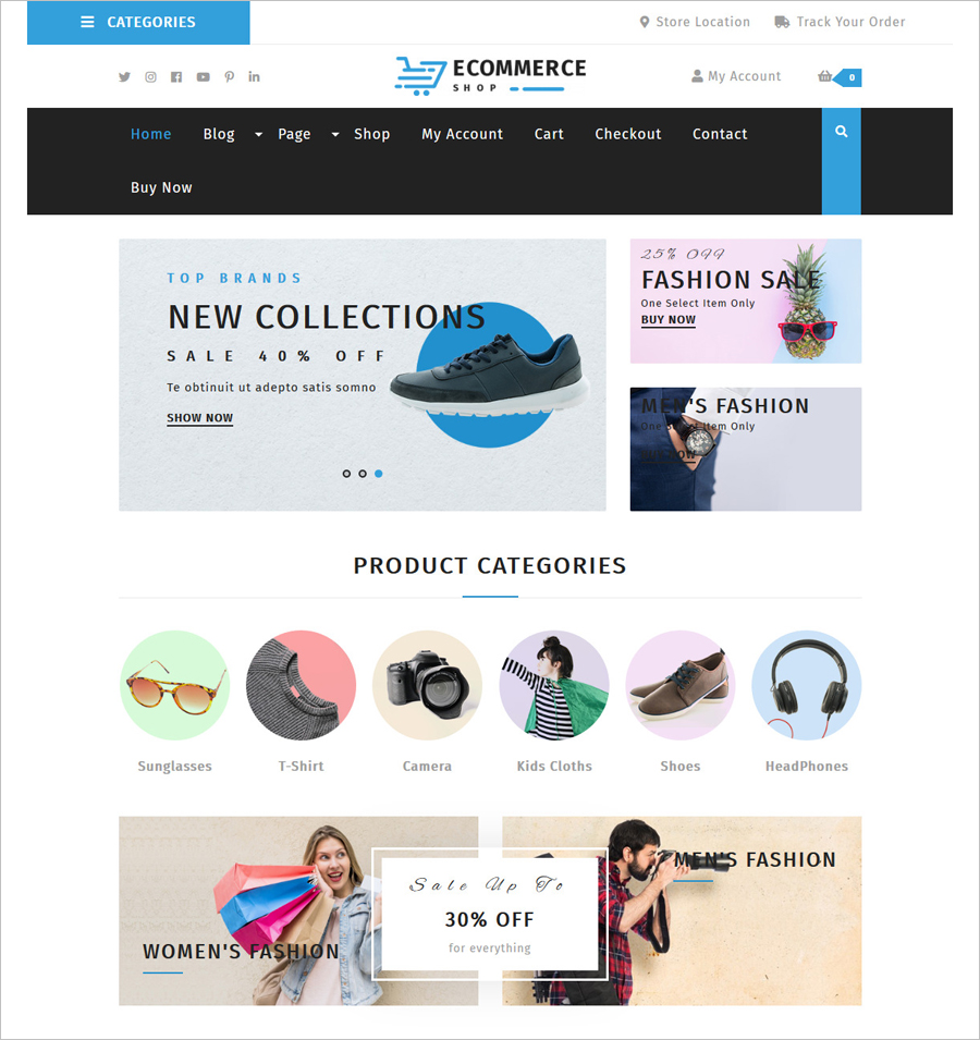Detail Bootstrap Online Store Template Free Nomer 35
