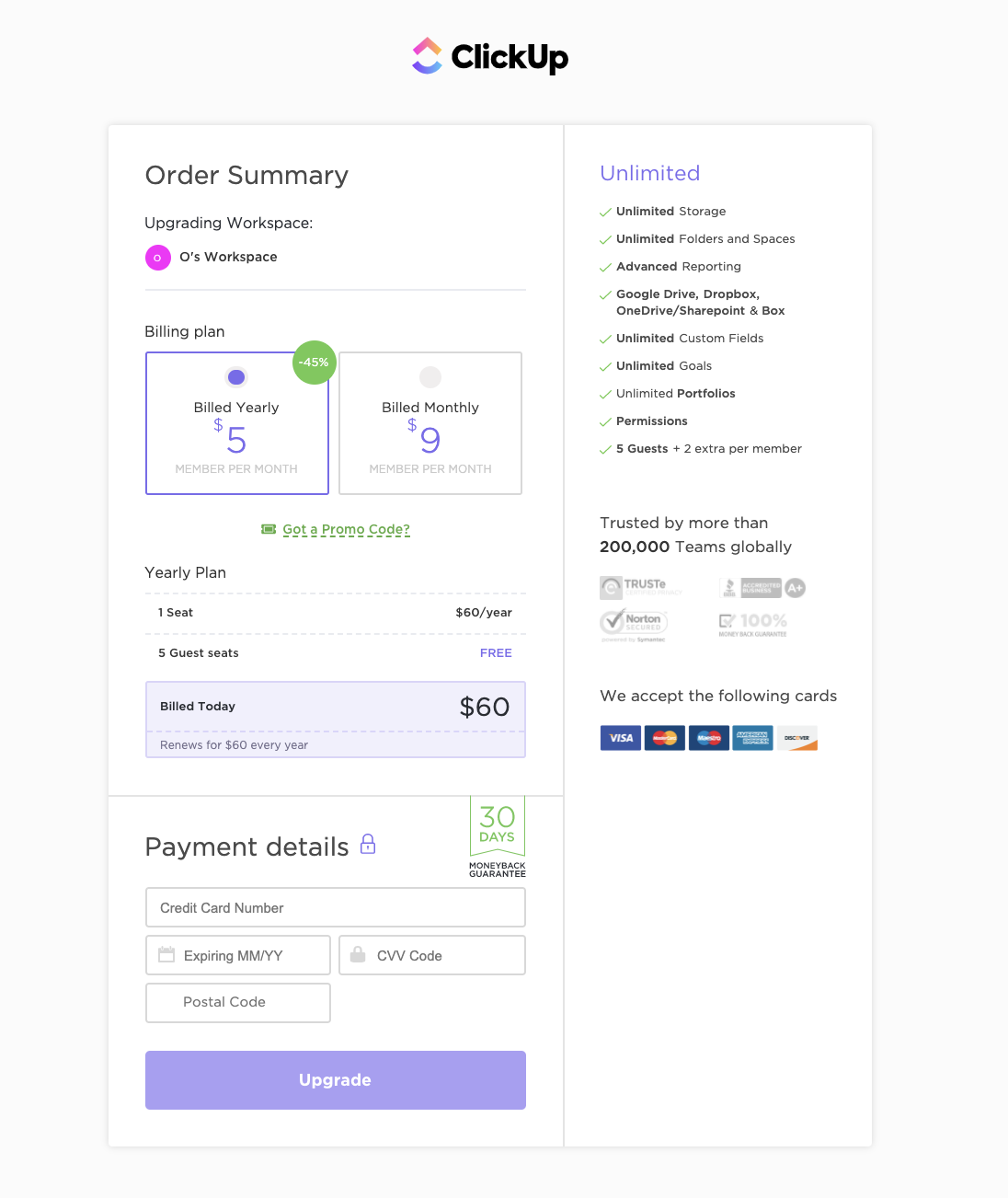 Detail Bootstrap Payment Page Template Nomer 37