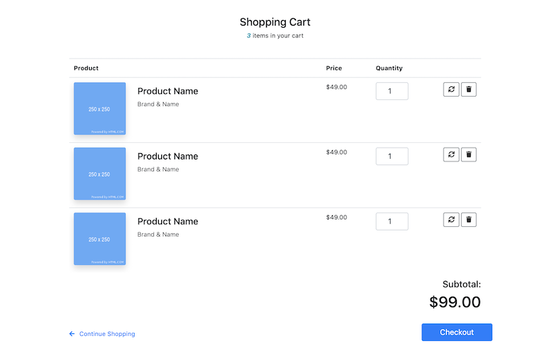 Detail Bootstrap Payment Page Template Nomer 39