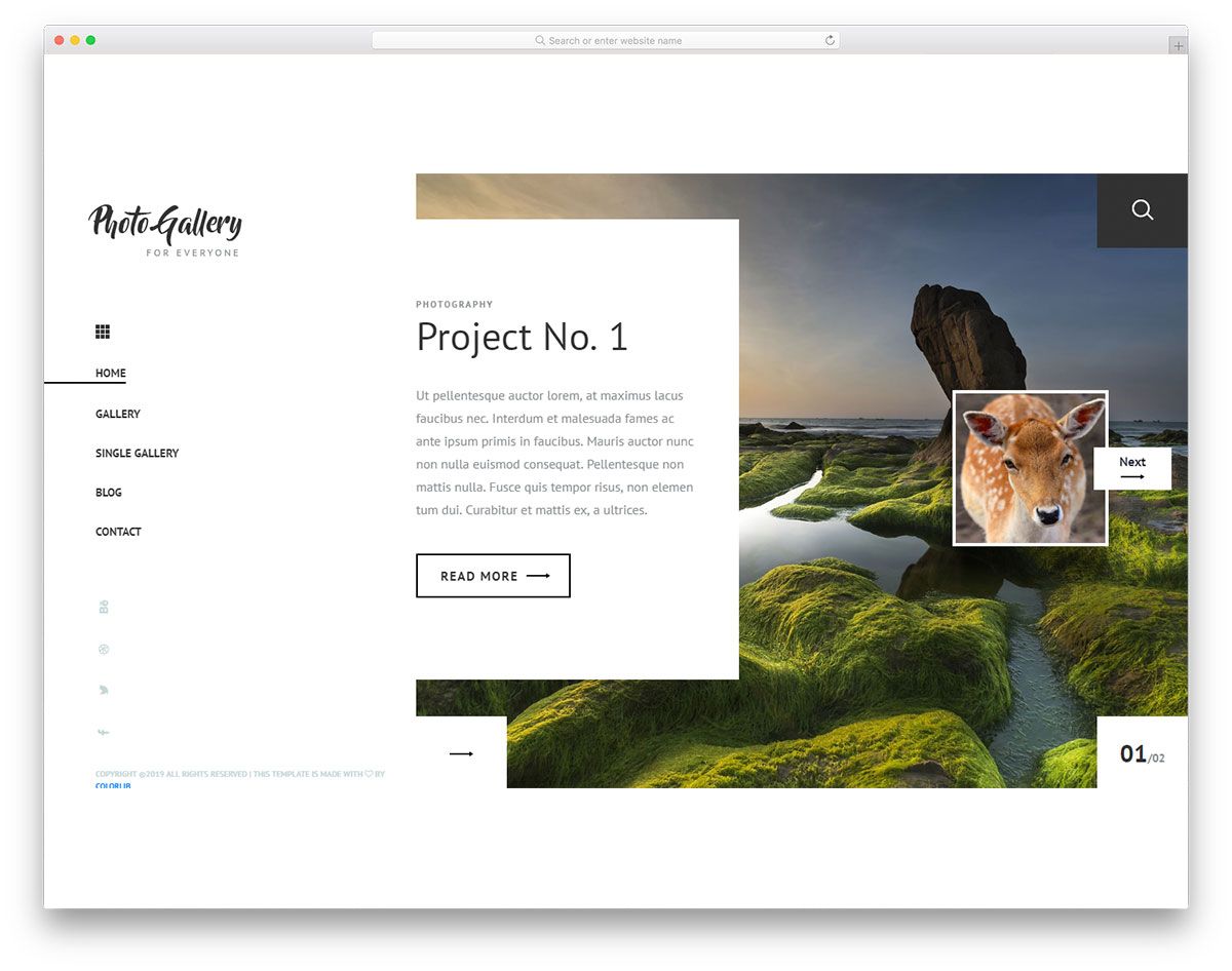 Detail Bootstrap Photo Gallery Template Free Nomer 34