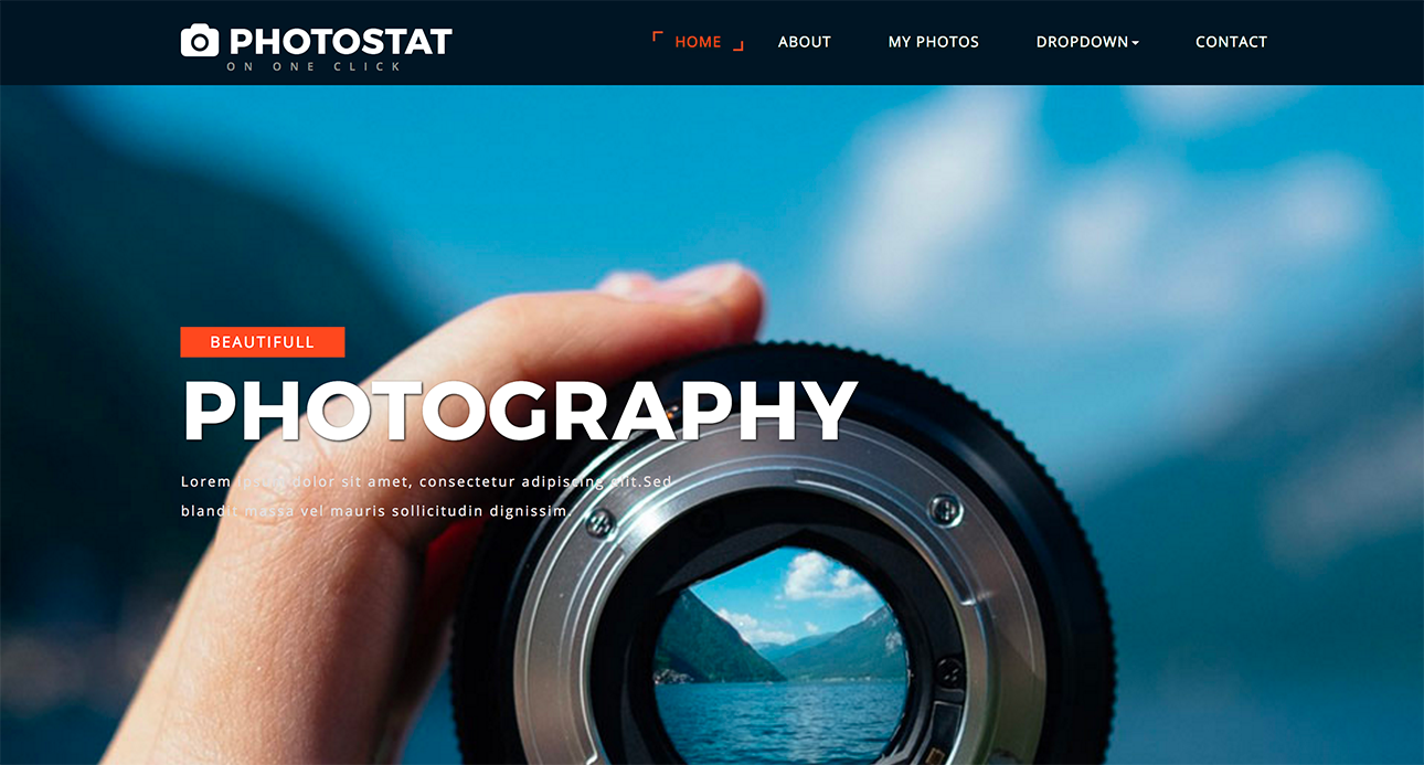 Detail Bootstrap Photo Gallery Template Free Nomer 47