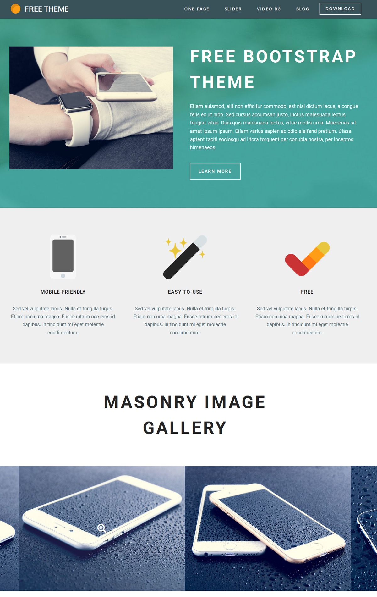 Detail Bootstrap Photo Gallery Template Free Nomer 49
