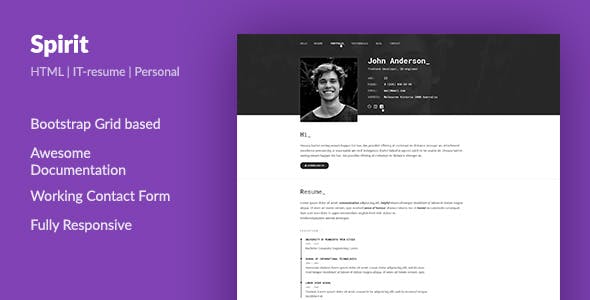 Detail Bootstrap Portfolio Template Developer Nomer 10