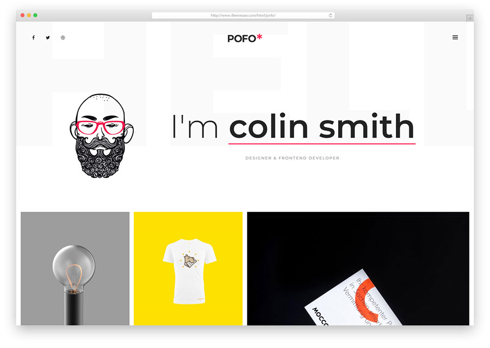 Detail Bootstrap Portfolio Template Developer Nomer 14