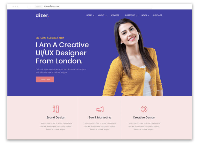 Detail Bootstrap Portfolio Template Developer Nomer 19