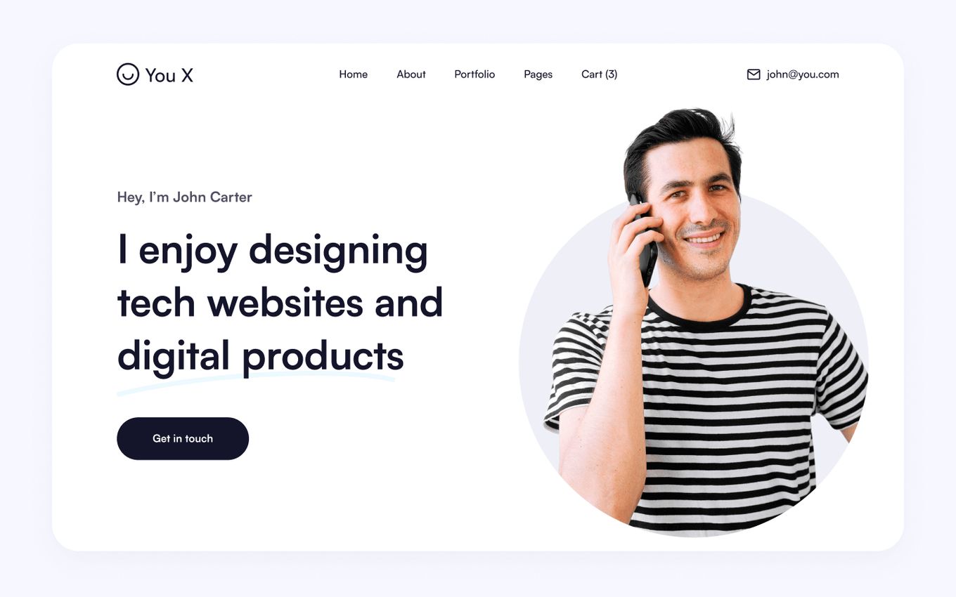 Detail Bootstrap Portfolio Template Developer Nomer 30
