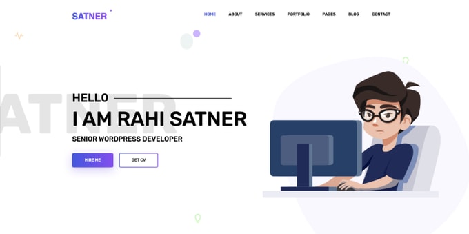 Detail Bootstrap Portfolio Template Developer Nomer 35