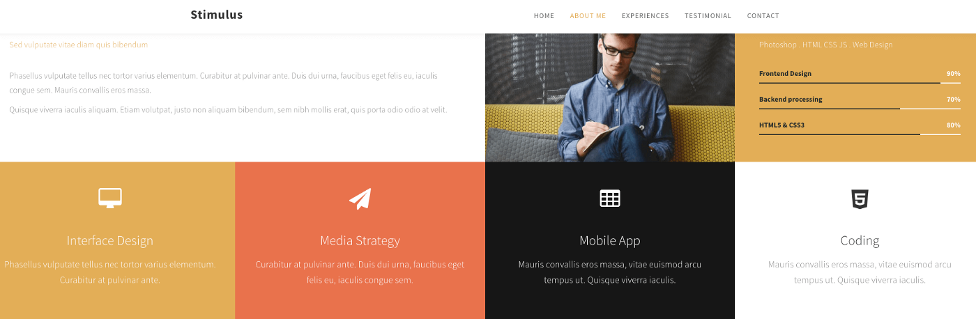 Detail Bootstrap Portfolio Template Developer Nomer 36