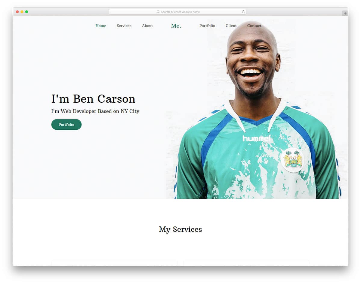 Detail Bootstrap Portfolio Template Developer Nomer 45