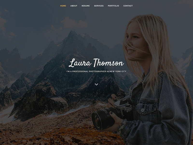 Detail Bootstrap Portfolio Template Developer Nomer 48