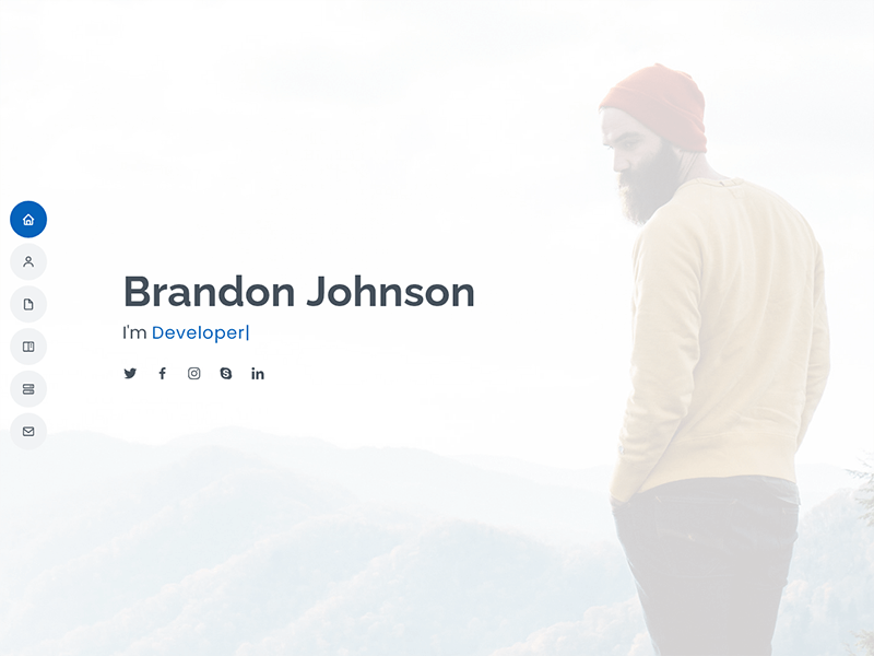 Detail Bootstrap Portfolio Template Developer Nomer 4