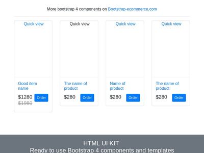 Detail Bootstrap Product Catalog Template Nomer 13