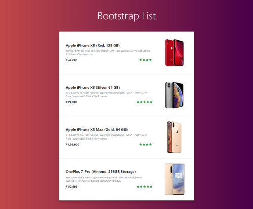 Detail Bootstrap Product Catalog Template Nomer 6