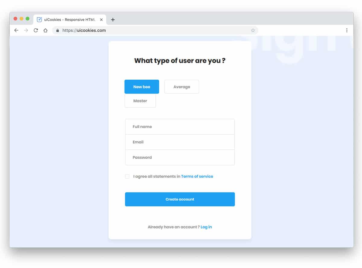 bootstrap-questionnaire-template
