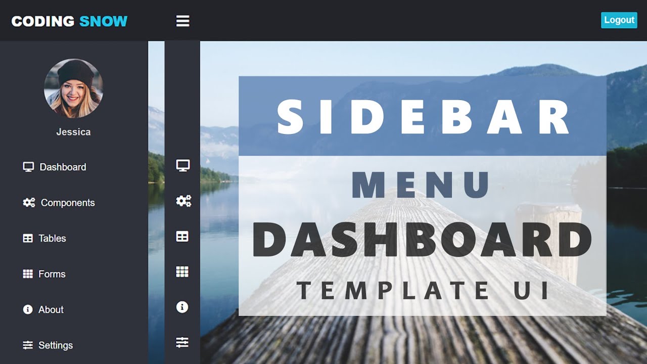 Detail Bootstrap Side Menu Template Free Download Nomer 48