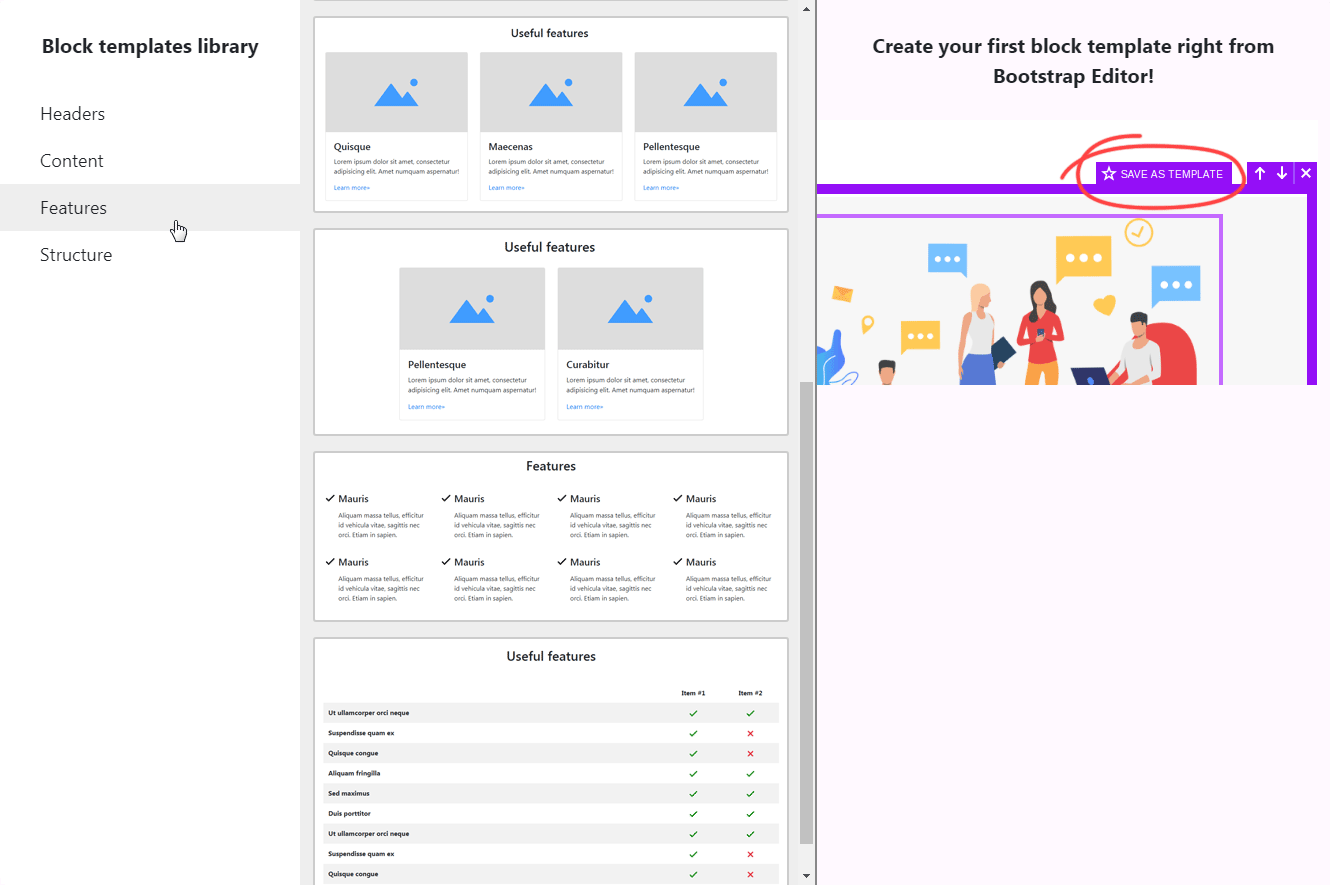 Detail Bootstrap Structure Template Nomer 22