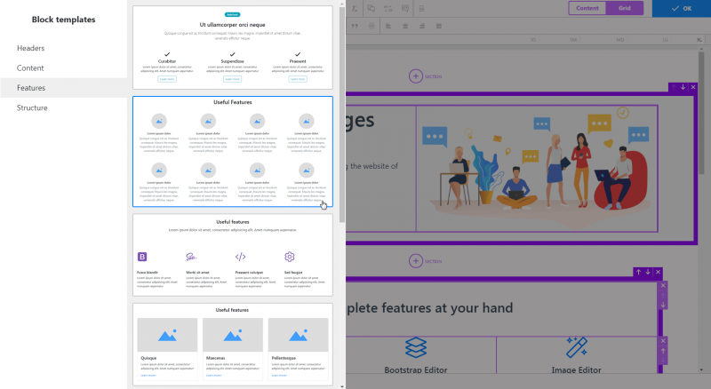 Detail Bootstrap Structure Template Nomer 40