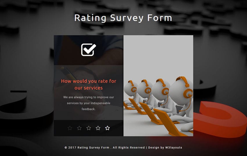 Detail Bootstrap Survey Template Free Nomer 9