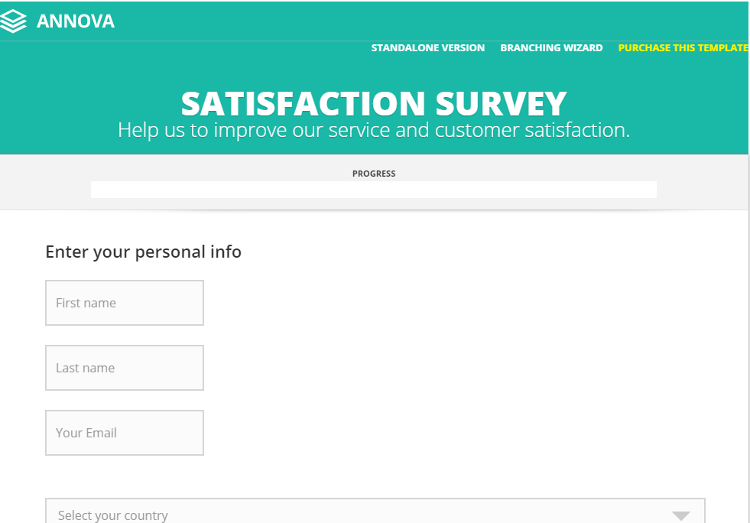 Detail Bootstrap Survey Template Free Nomer 4