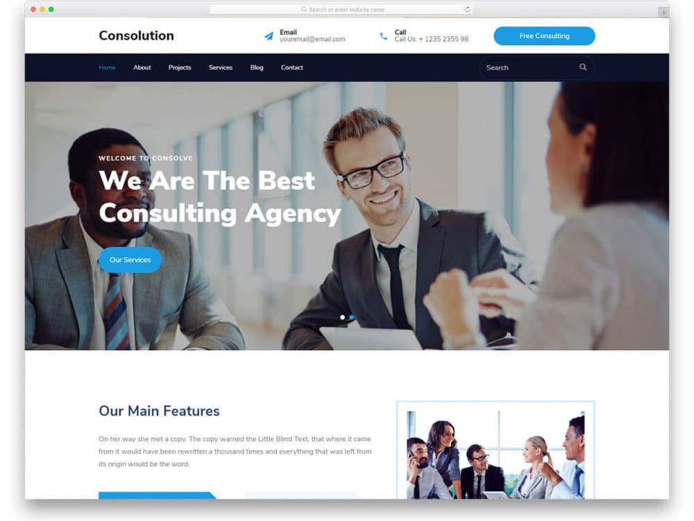 Bootstrap Template Finance - KibrisPDR