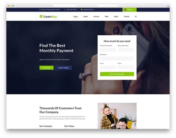 Detail Bootstrap Template Finance Nomer 13