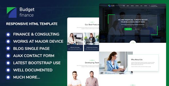 Detail Bootstrap Template Finance Nomer 21