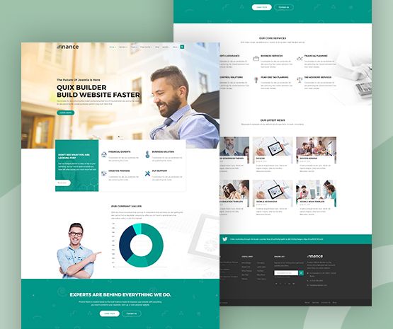 Detail Bootstrap Template Finance Nomer 22