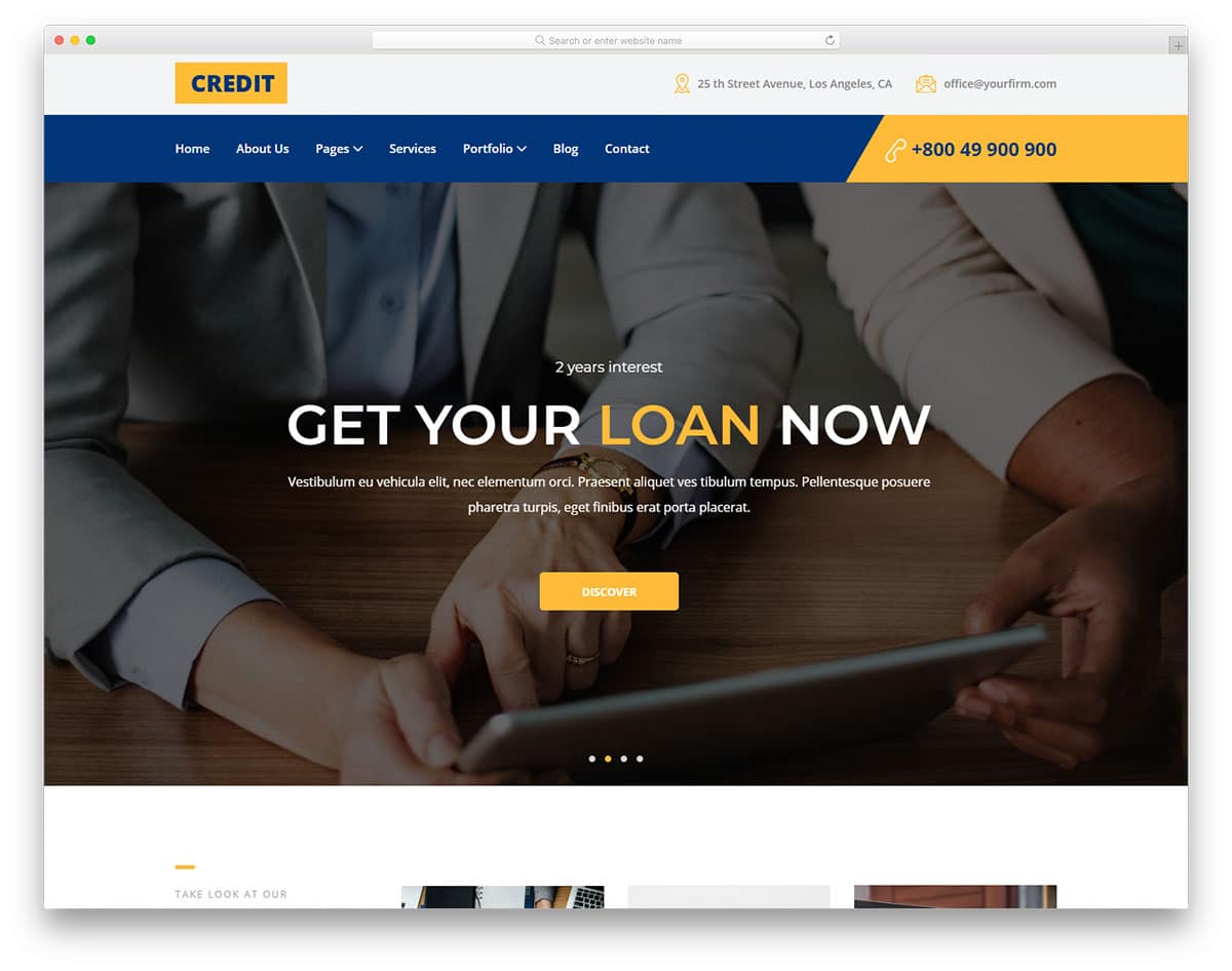 Detail Bootstrap Template Finance Nomer 47