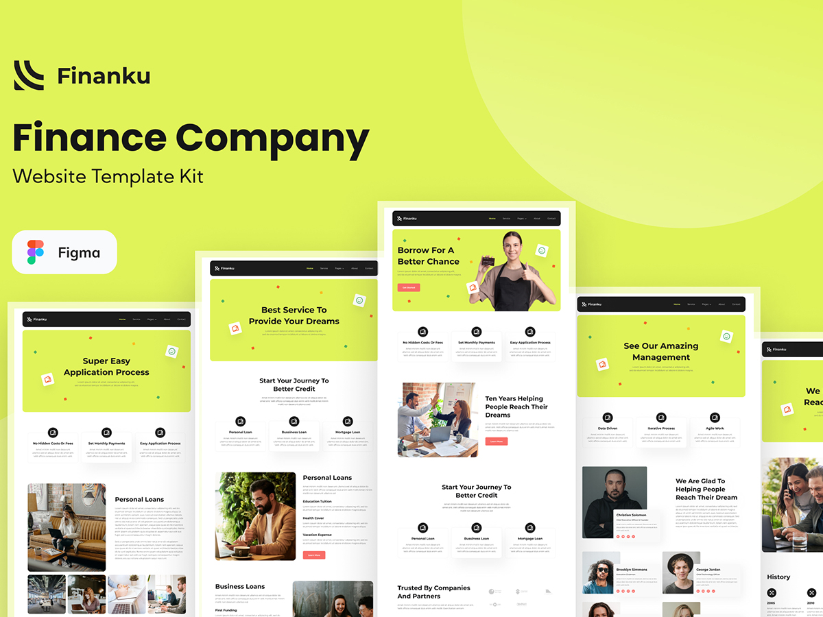 Detail Bootstrap Template Finance Nomer 54