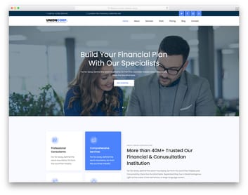 Detail Bootstrap Template Finance Nomer 8