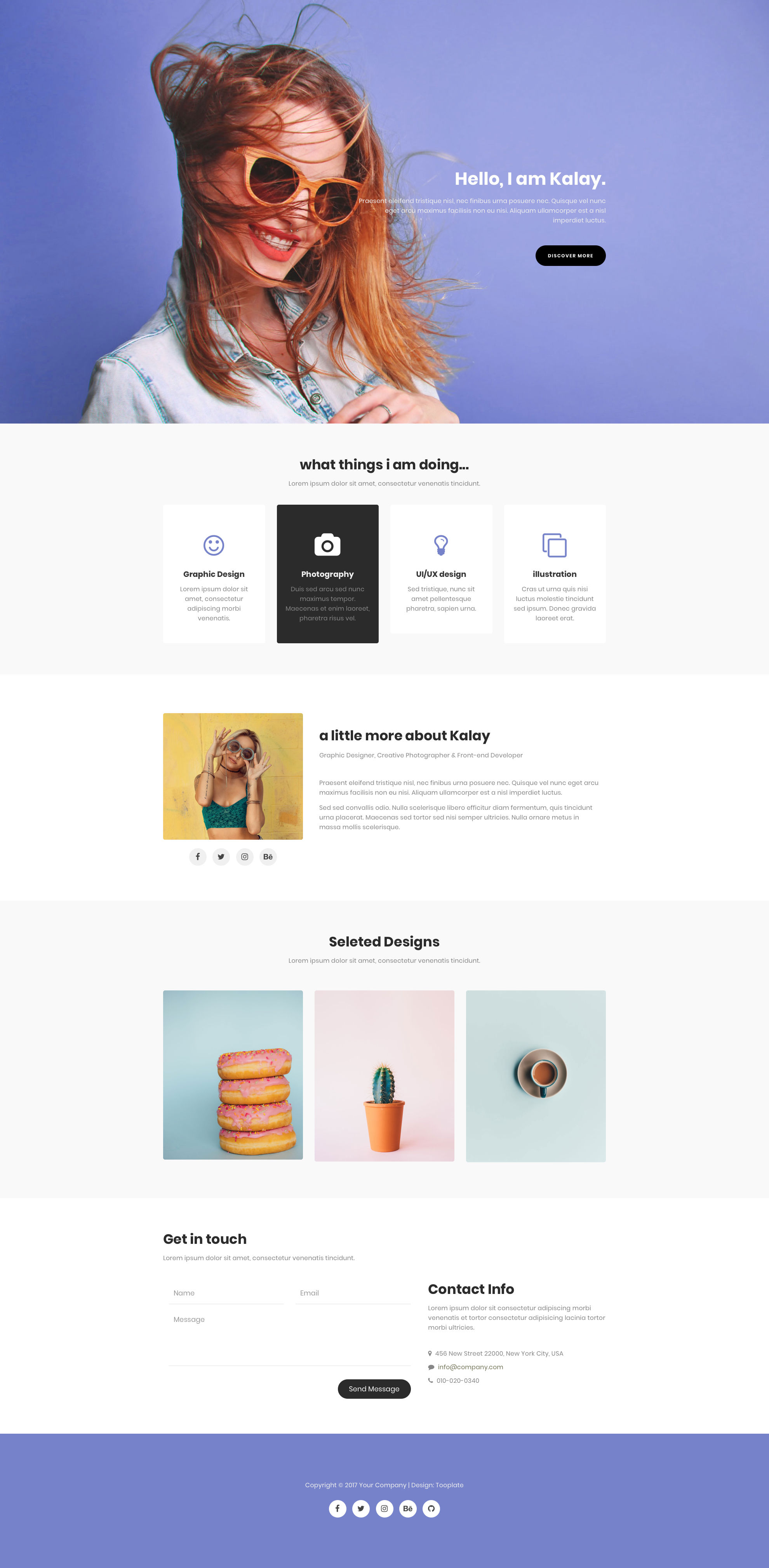 Detail Bootstrap Template Free Simple Nomer 14